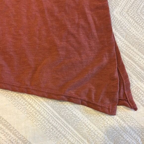DYI Women's Rust Racerback Angled Tank Top - Size M - Picture 2 of 5